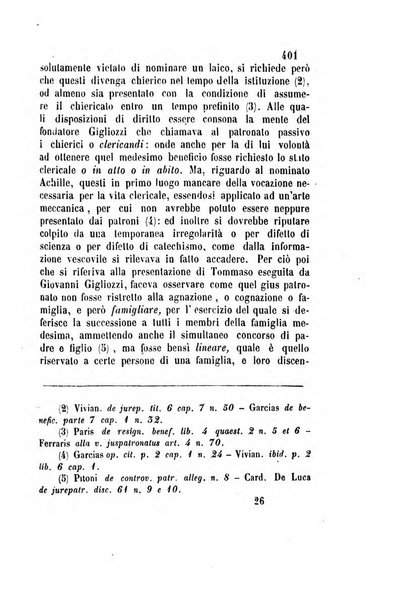 Giornale del Foro in cui si raccolgono le più importanti regiudicate dei supremi tribunali di Roma e dello Stato pontificio in materia civile