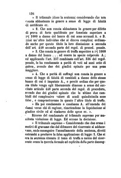 Giornale del Foro in cui si raccolgono le più importanti regiudicate dei supremi tribunali di Roma e dello Stato pontificio in materia civile