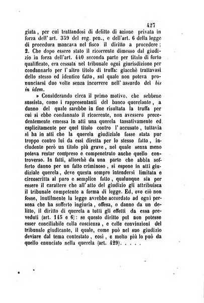 Giornale del Foro in cui si raccolgono le più importanti regiudicate dei supremi tribunali di Roma e dello Stato pontificio in materia civile