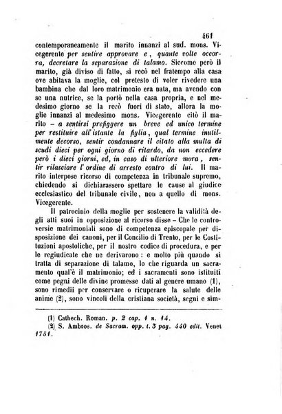 Giornale del Foro in cui si raccolgono le più importanti regiudicate dei supremi tribunali di Roma e dello Stato pontificio in materia civile