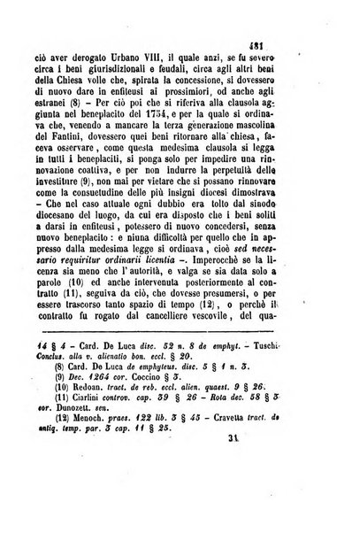 Giornale del Foro in cui si raccolgono le più importanti regiudicate dei supremi tribunali di Roma e dello Stato pontificio in materia civile