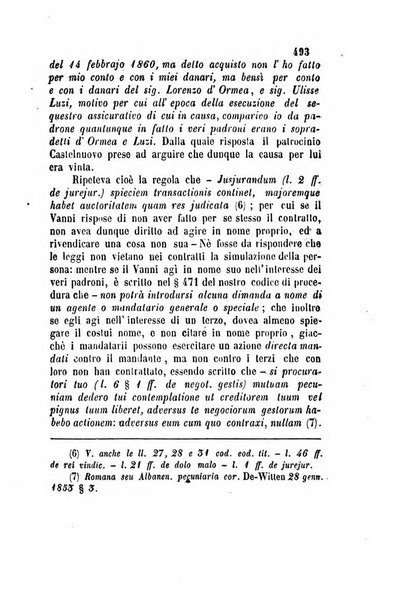 Giornale del Foro in cui si raccolgono le più importanti regiudicate dei supremi tribunali di Roma e dello Stato pontificio in materia civile