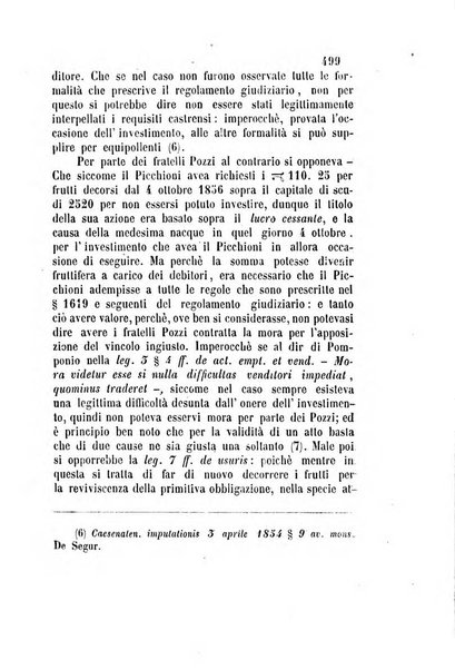 Giornale del Foro in cui si raccolgono le più importanti regiudicate dei supremi tribunali di Roma e dello Stato pontificio in materia civile