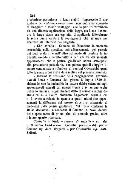 Giornale del Foro in cui si raccolgono le più importanti regiudicate dei supremi tribunali di Roma e dello Stato pontificio in materia civile