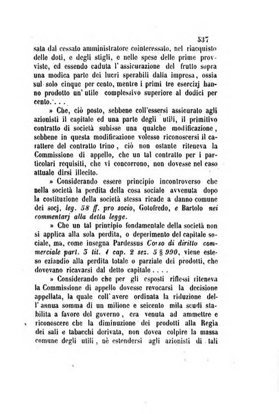 Giornale del Foro in cui si raccolgono le più importanti regiudicate dei supremi tribunali di Roma e dello Stato pontificio in materia civile