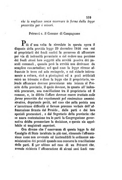 Giornale del Foro in cui si raccolgono le più importanti regiudicate dei supremi tribunali di Roma e dello Stato pontificio in materia civile