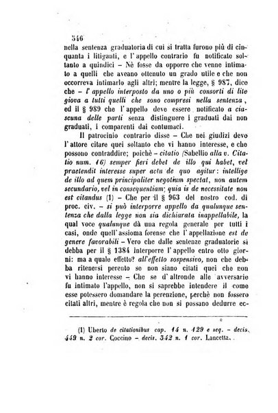 Giornale del Foro in cui si raccolgono le più importanti regiudicate dei supremi tribunali di Roma e dello Stato pontificio in materia civile