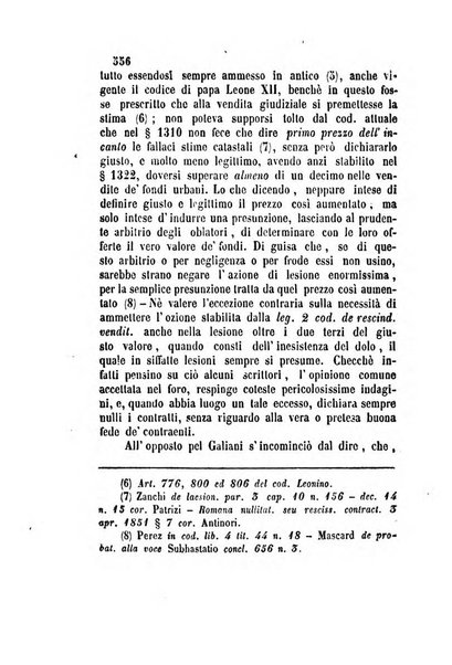 Giornale del Foro in cui si raccolgono le più importanti regiudicate dei supremi tribunali di Roma e dello Stato pontificio in materia civile