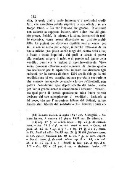 Giornale del Foro in cui si raccolgono le più importanti regiudicate dei supremi tribunali di Roma e dello Stato pontificio in materia civile