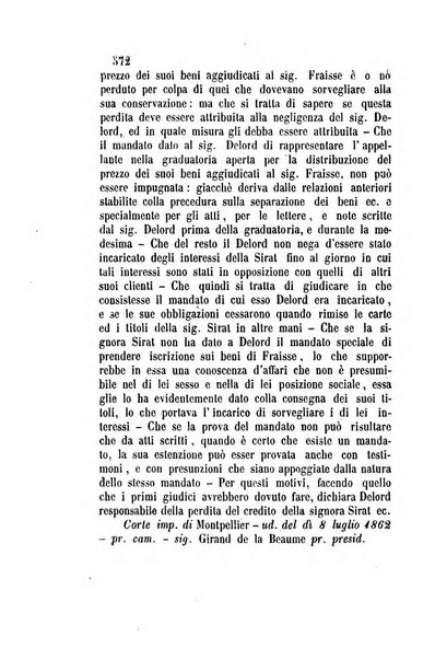 Giornale del Foro in cui si raccolgono le più importanti regiudicate dei supremi tribunali di Roma e dello Stato pontificio in materia civile