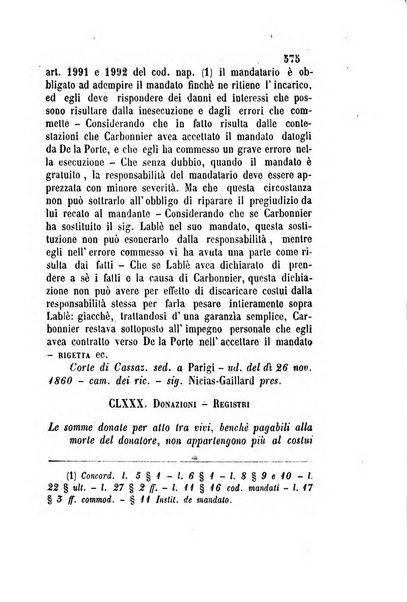 Giornale del Foro in cui si raccolgono le più importanti regiudicate dei supremi tribunali di Roma e dello Stato pontificio in materia civile