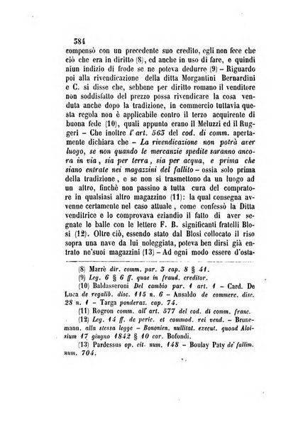 Giornale del Foro in cui si raccolgono le più importanti regiudicate dei supremi tribunali di Roma e dello Stato pontificio in materia civile