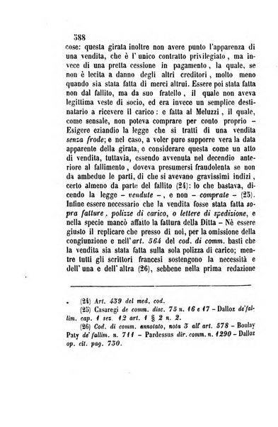 Giornale del Foro in cui si raccolgono le più importanti regiudicate dei supremi tribunali di Roma e dello Stato pontificio in materia civile