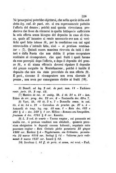 Giornale del Foro in cui si raccolgono le più importanti regiudicate dei supremi tribunali di Roma e dello Stato pontificio in materia civile