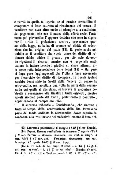 Giornale del Foro in cui si raccolgono le più importanti regiudicate dei supremi tribunali di Roma e dello Stato pontificio in materia civile