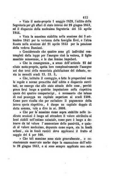 Giornale del Foro in cui si raccolgono le più importanti regiudicate dei supremi tribunali di Roma e dello Stato pontificio in materia civile