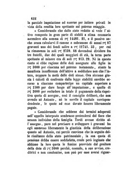 Giornale del Foro in cui si raccolgono le più importanti regiudicate dei supremi tribunali di Roma e dello Stato pontificio in materia civile