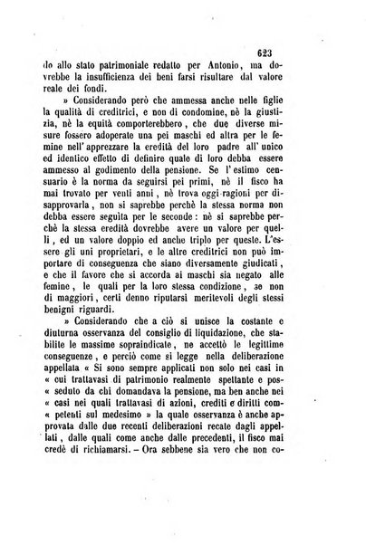 Giornale del Foro in cui si raccolgono le più importanti regiudicate dei supremi tribunali di Roma e dello Stato pontificio in materia civile