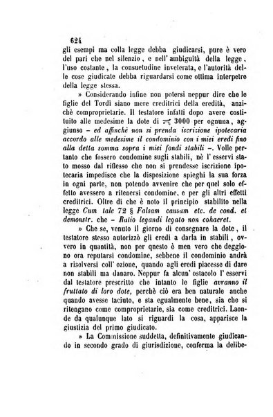 Giornale del Foro in cui si raccolgono le più importanti regiudicate dei supremi tribunali di Roma e dello Stato pontificio in materia civile