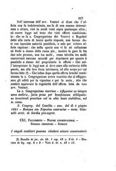 Giornale del Foro in cui si raccolgono le più importanti regiudicate dei supremi tribunali di Roma e dello Stato pontificio in materia civile