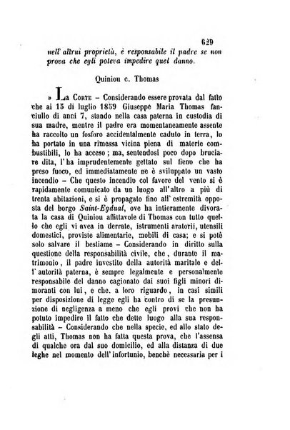 Giornale del Foro in cui si raccolgono le più importanti regiudicate dei supremi tribunali di Roma e dello Stato pontificio in materia civile