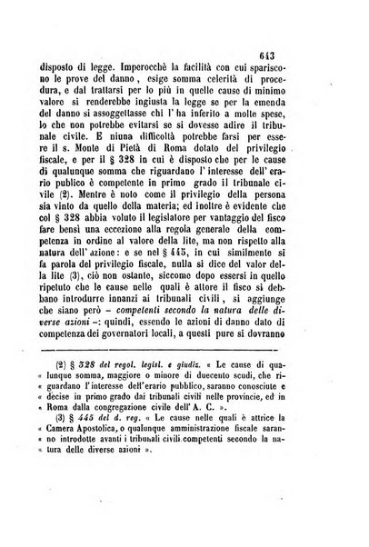 Giornale del Foro in cui si raccolgono le più importanti regiudicate dei supremi tribunali di Roma e dello Stato pontificio in materia civile