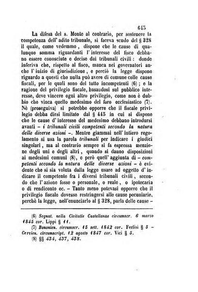 Giornale del Foro in cui si raccolgono le più importanti regiudicate dei supremi tribunali di Roma e dello Stato pontificio in materia civile