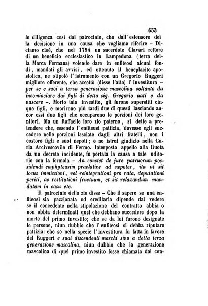 Giornale del Foro in cui si raccolgono le più importanti regiudicate dei supremi tribunali di Roma e dello Stato pontificio in materia civile