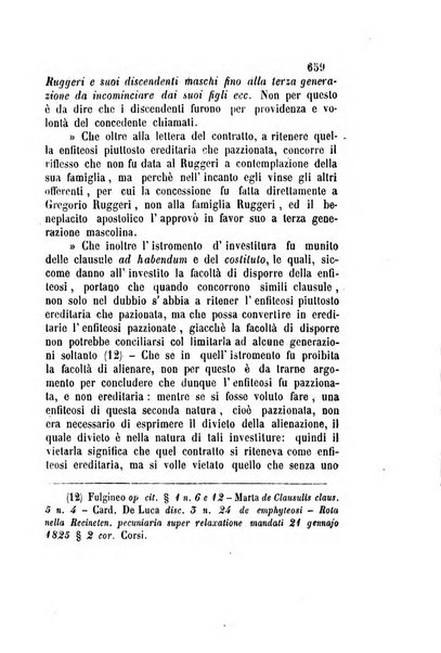 Giornale del Foro in cui si raccolgono le più importanti regiudicate dei supremi tribunali di Roma e dello Stato pontificio in materia civile