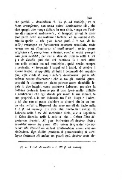 Giornale del Foro in cui si raccolgono le più importanti regiudicate dei supremi tribunali di Roma e dello Stato pontificio in materia civile