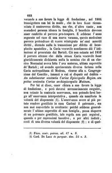 Giornale del Foro in cui si raccolgono le più importanti regiudicate dei supremi tribunali di Roma e dello Stato pontificio in materia civile