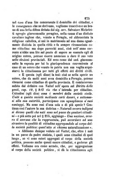 Giornale del Foro in cui si raccolgono le più importanti regiudicate dei supremi tribunali di Roma e dello Stato pontificio in materia civile