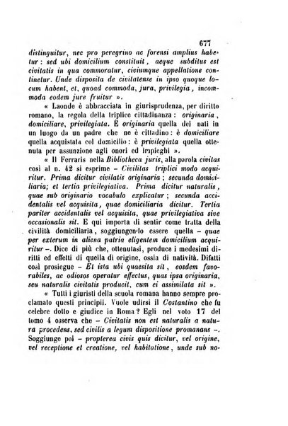 Giornale del Foro in cui si raccolgono le più importanti regiudicate dei supremi tribunali di Roma e dello Stato pontificio in materia civile