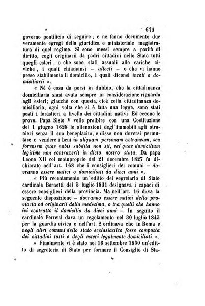 Giornale del Foro in cui si raccolgono le più importanti regiudicate dei supremi tribunali di Roma e dello Stato pontificio in materia civile