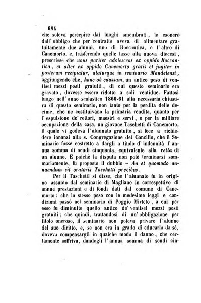 Giornale del Foro in cui si raccolgono le più importanti regiudicate dei supremi tribunali di Roma e dello Stato pontificio in materia civile