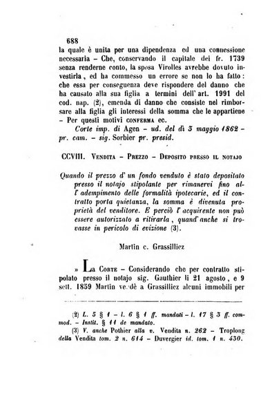 Giornale del Foro in cui si raccolgono le più importanti regiudicate dei supremi tribunali di Roma e dello Stato pontificio in materia civile