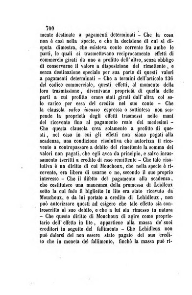 Giornale del Foro in cui si raccolgono le più importanti regiudicate dei supremi tribunali di Roma e dello Stato pontificio in materia civile