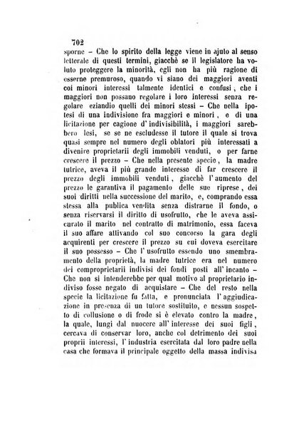 Giornale del Foro in cui si raccolgono le più importanti regiudicate dei supremi tribunali di Roma e dello Stato pontificio in materia civile