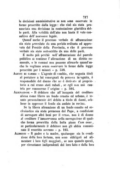 Giornale del Foro in cui si raccolgono le più importanti regiudicate dei supremi tribunali di Roma e dello Stato pontificio in materia civile