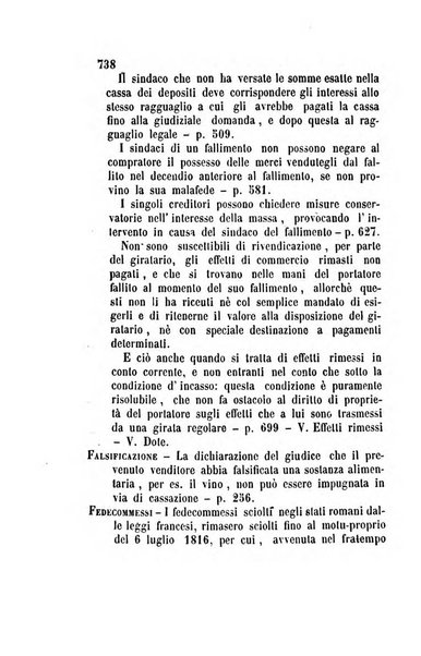 Giornale del Foro in cui si raccolgono le più importanti regiudicate dei supremi tribunali di Roma e dello Stato pontificio in materia civile