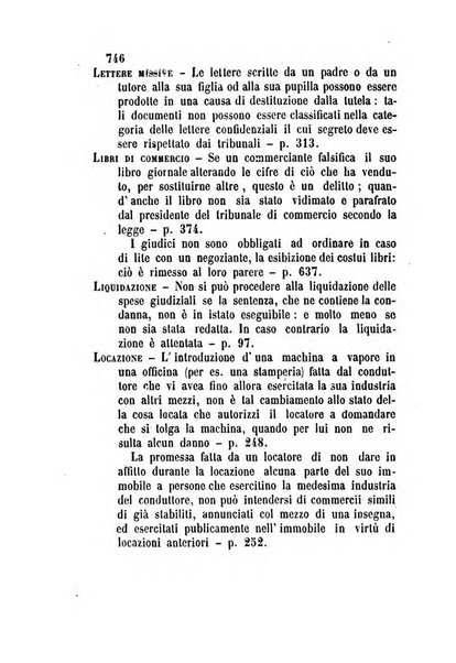 Giornale del Foro in cui si raccolgono le più importanti regiudicate dei supremi tribunali di Roma e dello Stato pontificio in materia civile