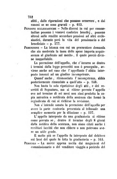 Giornale del Foro in cui si raccolgono le più importanti regiudicate dei supremi tribunali di Roma e dello Stato pontificio in materia civile