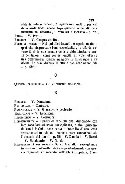 Giornale del Foro in cui si raccolgono le più importanti regiudicate dei supremi tribunali di Roma e dello Stato pontificio in materia civile