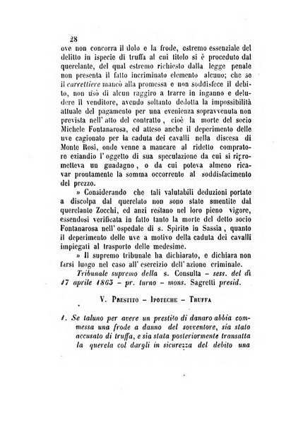 Giornale del Foro in cui si raccolgono le più importanti regiudicate dei supremi tribunali di Roma e dello Stato pontificio in materia civile