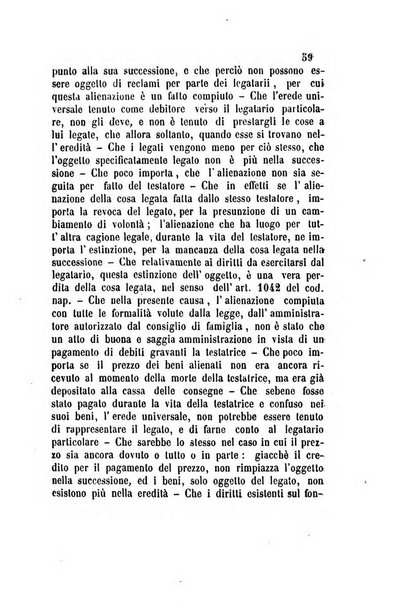 Giornale del Foro in cui si raccolgono le più importanti regiudicate dei supremi tribunali di Roma e dello Stato pontificio in materia civile