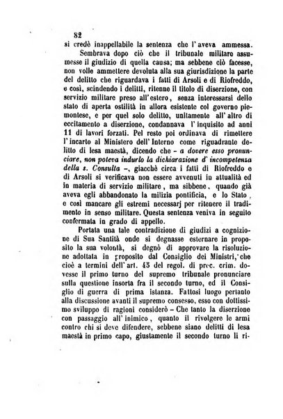 Giornale del Foro in cui si raccolgono le più importanti regiudicate dei supremi tribunali di Roma e dello Stato pontificio in materia civile