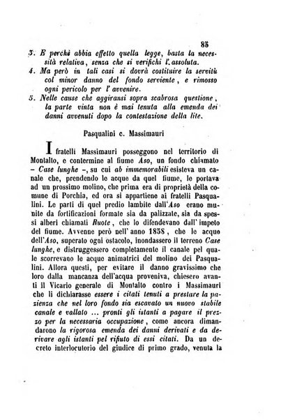 Giornale del Foro in cui si raccolgono le più importanti regiudicate dei supremi tribunali di Roma e dello Stato pontificio in materia civile