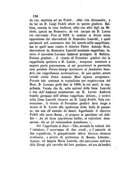 Giornale del Foro in cui si raccolgono le più importanti regiudicate dei supremi tribunali di Roma e dello Stato pontificio in materia civile