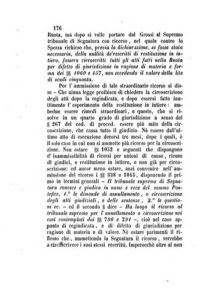 Giornale del Foro in cui si raccolgono le più importanti regiudicate dei supremi tribunali di Roma e dello Stato pontificio in materia civile