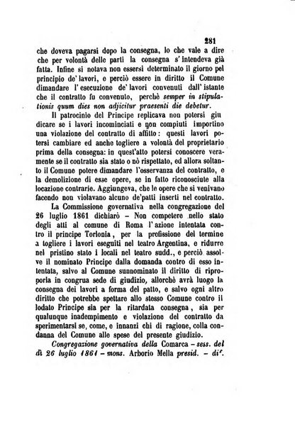 Giornale del Foro in cui si raccolgono le più importanti regiudicate dei supremi tribunali di Roma e dello Stato pontificio in materia civile